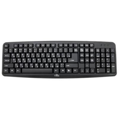 Esperanza TKR101 toetsenbord Kantoor USB QWERTY Engels, Russisch Zwart