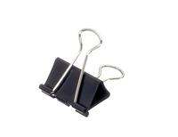 Papierklem maul 215 foldback 13mm zwart 12st - thumbnail