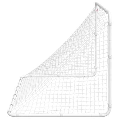 VidaXL Voetbaldoel wit 122x81x81 cm staal VidaXL Voetbaldoel wit 122x81x81 cm staal