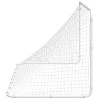 VidaXL Voetbaldoel wit 122x81x81 cm staal - thumbnail
