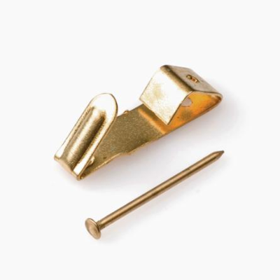 Homefix Schilderijhaak Vermessingd Nr.1 | 10 stuks - 6701.30.70010 Homefix Schilderijhaak Vermessingd Nr.1 | 10 stuks - 6701.30.70010