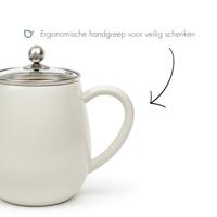 Bredemeijer theepot duet Eva 1,1 Liter wit - thumbnail