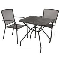 Bistroset 70 x 70 cm met stapelbare stoelen - thumbnail