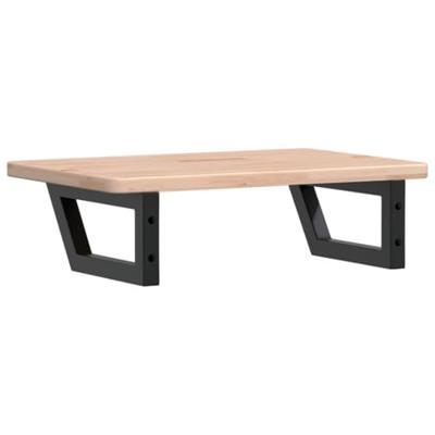 Badkamer wandschap staal en massief eikenhout