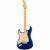 Fender American Ultra Stratocaster LH Cobra Blue MN linkshandige elektrische gitaar met koffer - thumbnail