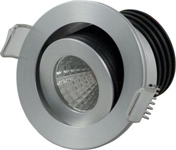 LED Spot Module 300 lumen 3.3W 2700K dimbaar diameter 50mm kantelbaar aluminium