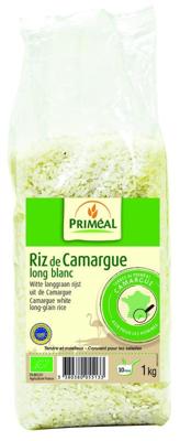 Primeal Witte langgraan rijst camargue bio 1 Kilogram