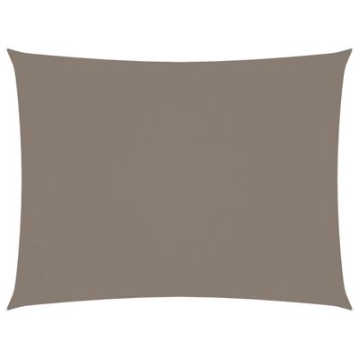 Zonnescherm rechthoekig 2x3,5 m oxford stof taupe