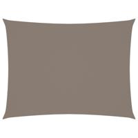Zonnescherm rechthoekig 2x3,5 m oxford stof taupe - thumbnail