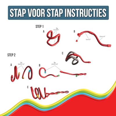 Spaghetteez velociraptor flexibele bouwstaafjes, 34dlg.