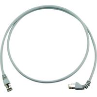 Telegärtner 100008691 RJ45 Netwerkkabel, patchkabel CAT 6A S/FTP 5.00 m Grijs Vlambestendig, Halogeenvrij 1 stuk(s) - thumbnail
