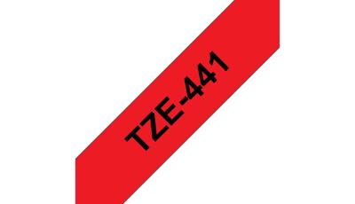 Brother Printlintcassette TZE-441 rood/zwart 18 mm - thumbnail