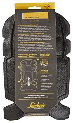 Snickers Workwear kniebeschermers - Workwear - 9110 - geel - One Size fit Snickers Workwear kniebeschermers - Workwear - 9110 - geel - One Size fit