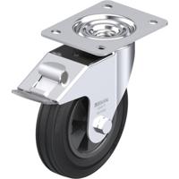 Blickle LE-VPP 160G-FI Zwenkwiel met rem Wieldiameter: 160 mm Draagvermogen (max.): 135 kg 1 stuk(s) - thumbnail