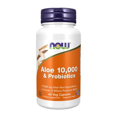 Aloe Vera 10000 & Probiotics 60v-caps Aloe Vera 10000 & Probiotics 60v-caps