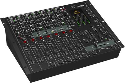 Behringer DX2000USB - Professionele 7-kanaals DJ-mixer met INFINIUM 'contactloze' VCA-crossfader en USB-/audio-interface