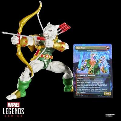 Marvel Legends Magic: The Gathering Action Figure Man-Wolf (plus Exclusive Foil Card) 15 cm