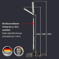 Brennenstuhl Multi Battery | LED | Telescopische werklamp | 6050 MA | 7700lm | IP54 | Excl. accu 1173700004 - thumbnail