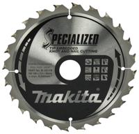 Makita Cirkelzaagblad voor Hout | Specialized: Noest/Spijker | Ø 190mm Asgat 30mm 24T - B-33118 - thumbnail