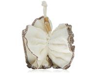 Croll & Denecke Badsponsje met bamboevezels - wit - thumbnail