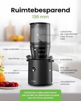 Hurom H320N Zwart - Slowjuicer | Juicer | Groenten en Fruitpers - thumbnail