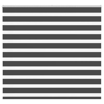 VidaXL Zebra rolgordijn 155x150 cm stofbreedte 150,9 cm zwart