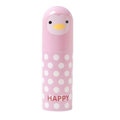 Travel Creative Mouth Cup Wash Cup Portable Plastic Outdoor Travel Goods Travel Couples Toothbrush Cup(Pink )