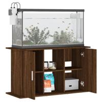 Aquariumstandaard 101x41x58 cm bewerkt hout bruin eikenkleur - thumbnail