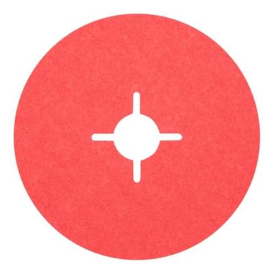 PFERD TOOLS 64178125 Keramische korrel fiberschijf Ø 125 mm Co-Cool 80 voor koel slijpen op roestvrij staal Diameter 125 mm