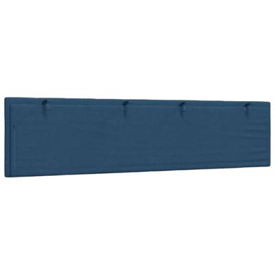 Hoofdbordkussen "Hanko" 200 cm stof blauw