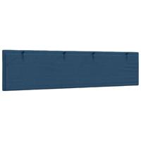 Hoofdbordkussen "Hanko" 200 cm stof blauw - thumbnail