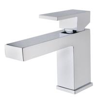 Ceres Square Wastafelmengkraan + Klikwaste Chroom Aqua Splash - thumbnail