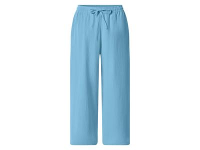 esmara Mousseline dames broek (Blauw, L (44-46))