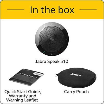 Jabra Speak 510 luidspreker telefoon Universeel USB/Bluetooth Zwart Jabra Speak 510 luidspreker telefoon Universeel USB/Bluetooth Zwart