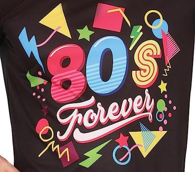 80&apos;s Forever Outfit Rainbow Heren