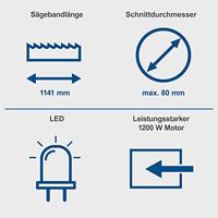 Scheppach MBS1200XTS Metaalbandzaagmachine - 5901511904 - thumbnail