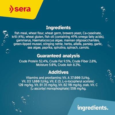 Sera Discus Granulat Nature 1000ml - Natuurlijk Voer voor Discus & Siervissen Zonder Toevoegingen
