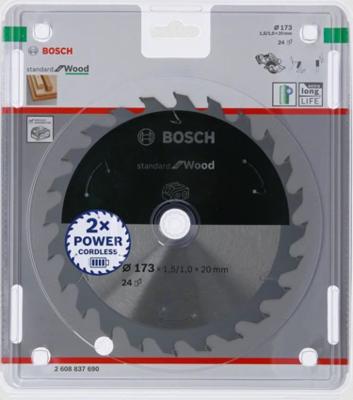 Bosch Accessories Bosch Power Tools 2608837690 Cirkelzaagblad Aantal tanden: 24 1 stuk(s)