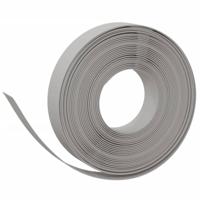 VidaXL Tuinrand 10 m 10 cm polyetheen grijs - thumbnail