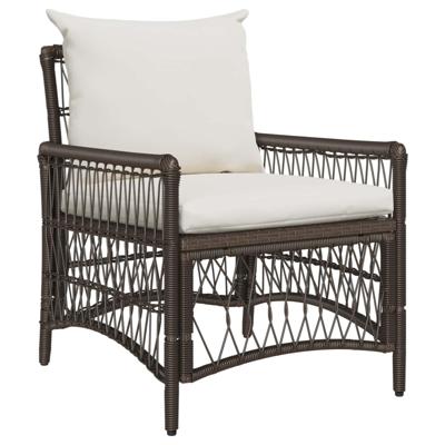 Tuinstoel Bruin 60 x 70 x 78cm poly rattan