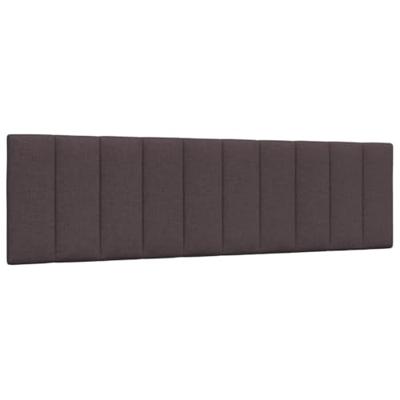 Bedframe zonder matras "Hanko" stof donkerbruin 180x200 cm