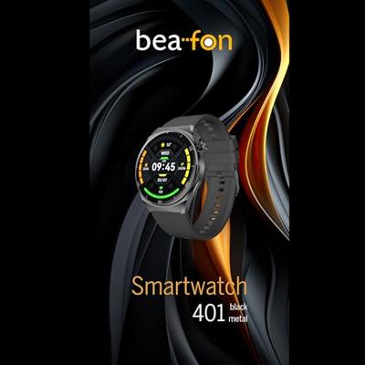 Smartwatch beafon WATCH 401 43 mm 1,43" Zwart Zilverkleurig