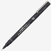 Uni Pin fineliner, ronde punt, 0,3 mm, zwart - thumbnail