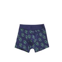 Ten Cate Boys short Squares Navy Green-110/116 - thumbnail