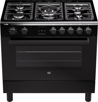 Etna FG190ZWA Gasfornuis Zwart