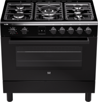 Etna FG190ZWA Gasfornuis Zwart - thumbnail