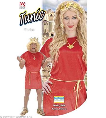 Romeins Tuniek Rood Vrouw