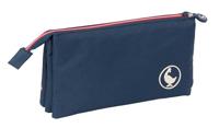 Pennenetui met 3 vakken El Ganso Classic Marineblauw 22 x 12 x 3 cm - thumbnail