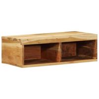 Tv-meubel wandmontage 60x30x19 cm massief acaciahout - thumbnail