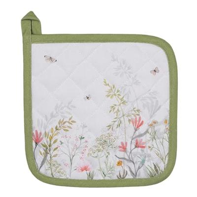 Clayre & Eef Pannenlap bloemen 20x20cm